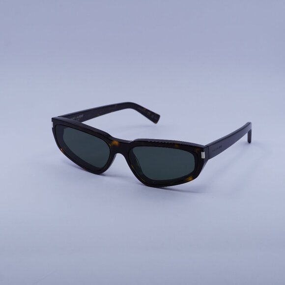 Saint Laurent SL634 NOVA 002 Sunglasses Dark Havana Cat Eye Frame - Picture 1 of 11